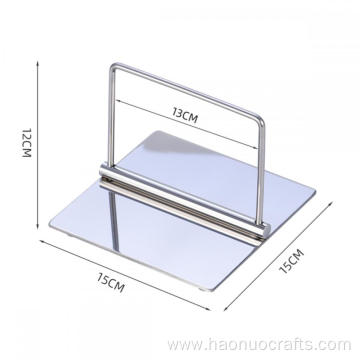 Square pressure rod stainless thick paper towel holder